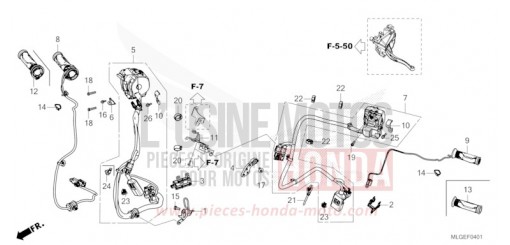 COMMUTATEUR/CABLE (DCT) CRF1100D2P de 2023
